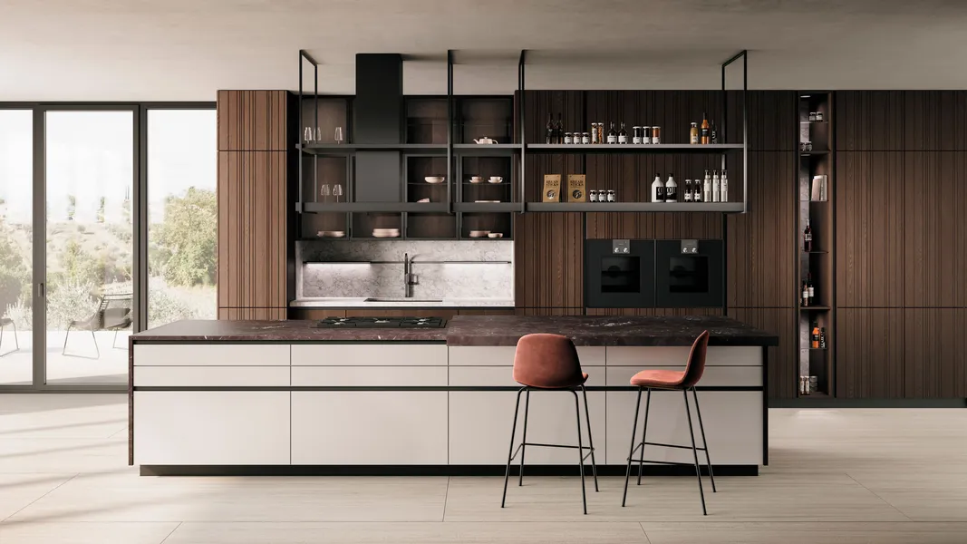 Cuisine contemporaine LEICHT collection BAHIA ALURO-C12