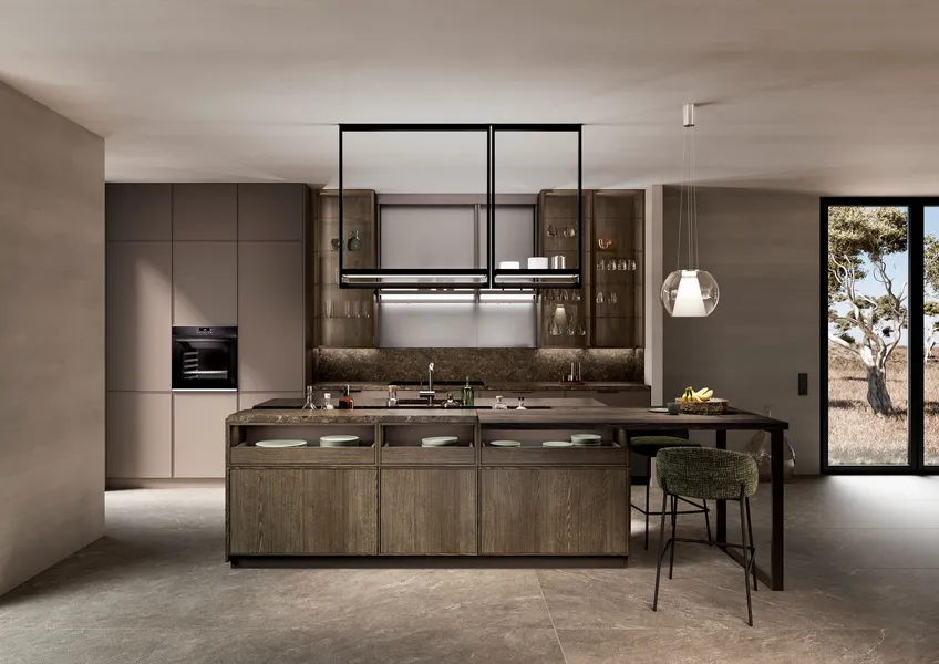 Cuisine LEICHT collection WAKUU en bois et finitions premium